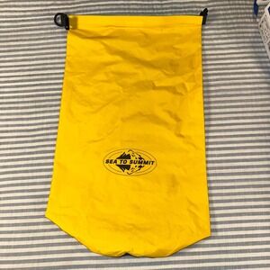 Sea To Summit 13L Dry Sack Waterproof Roll Top Storage Bag Yellow Outdoor Gear